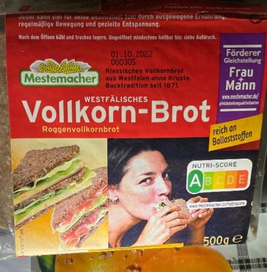 Fotografie - Westfälisches Vollkorn-Brot Mestemacher