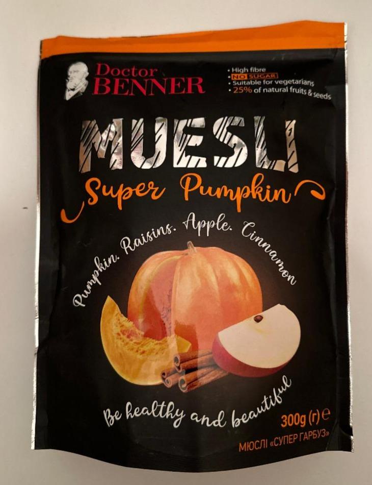 Fotografie - Muesli Super Pumpkin Doctor Benner