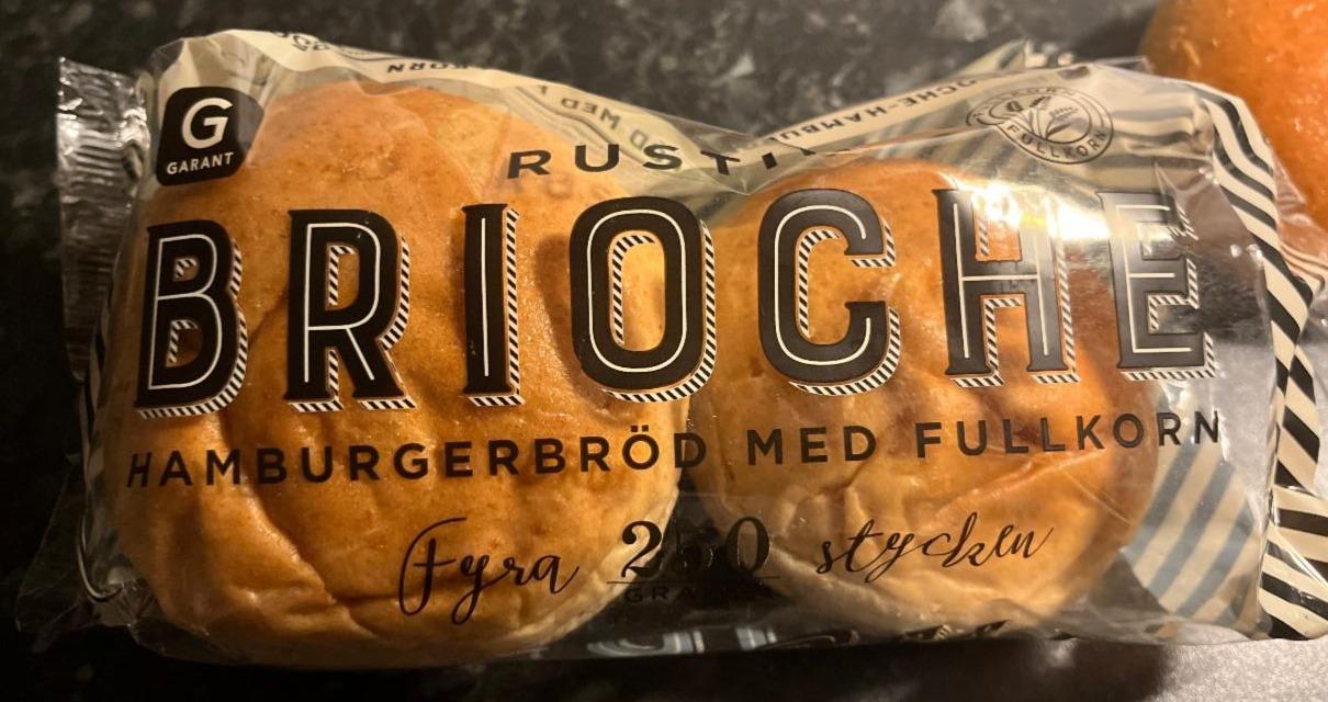 Fotografie - Hamburgerbröd Brioche Rustik Garant