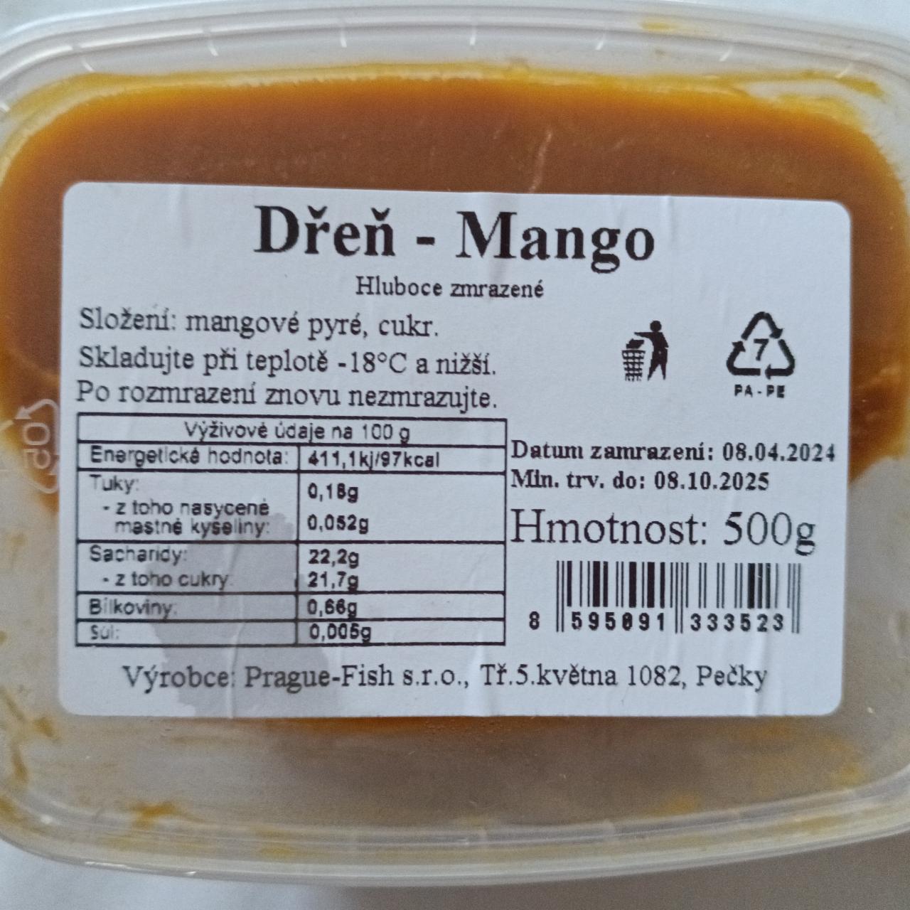 Fotografie - Dřeň Mango Prague Fish