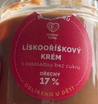 Fotografie - Lískooříškový krém s čokoládou bez cukru Choco Topia