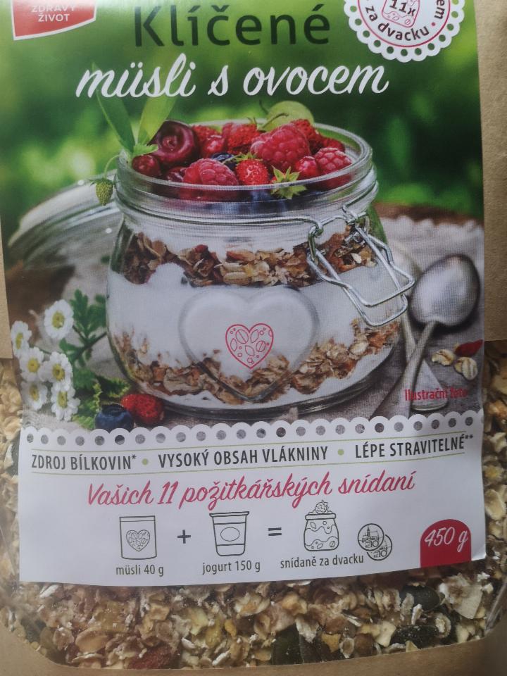 Fotografie - Klíčené müsli s ovocem Semix