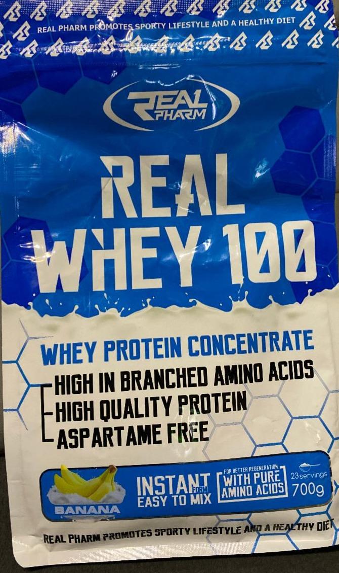 Fotografie - Real Whey 100 banana Real Pharm