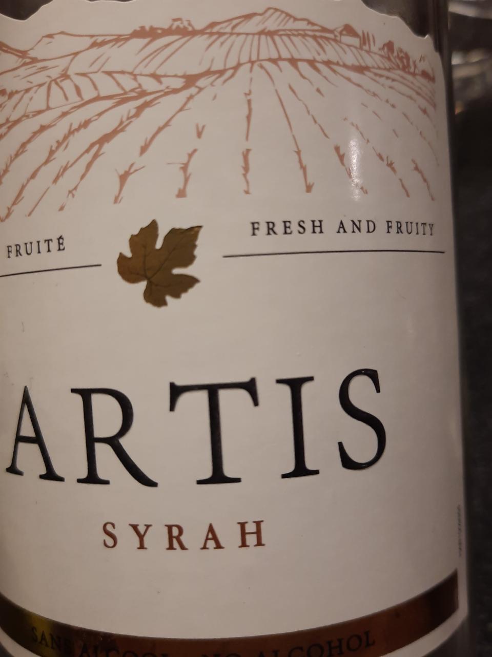 Fotografie - Artis Syrah rosé odalkoholizované víno