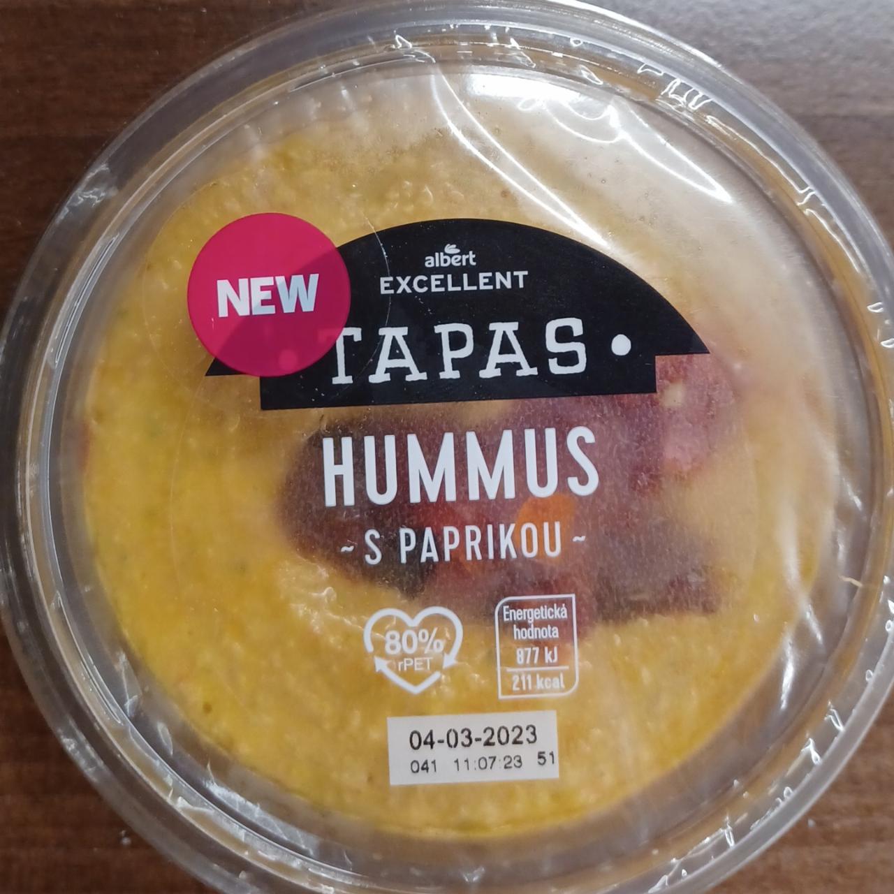 Fotografie - tapas hummus s paprikou Albert Excellent