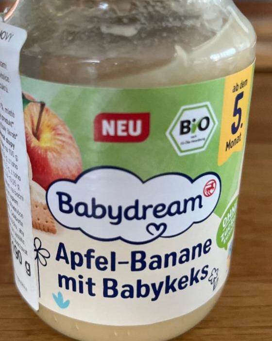 Fotografie - Apfel-banane mit babykeks Babydream