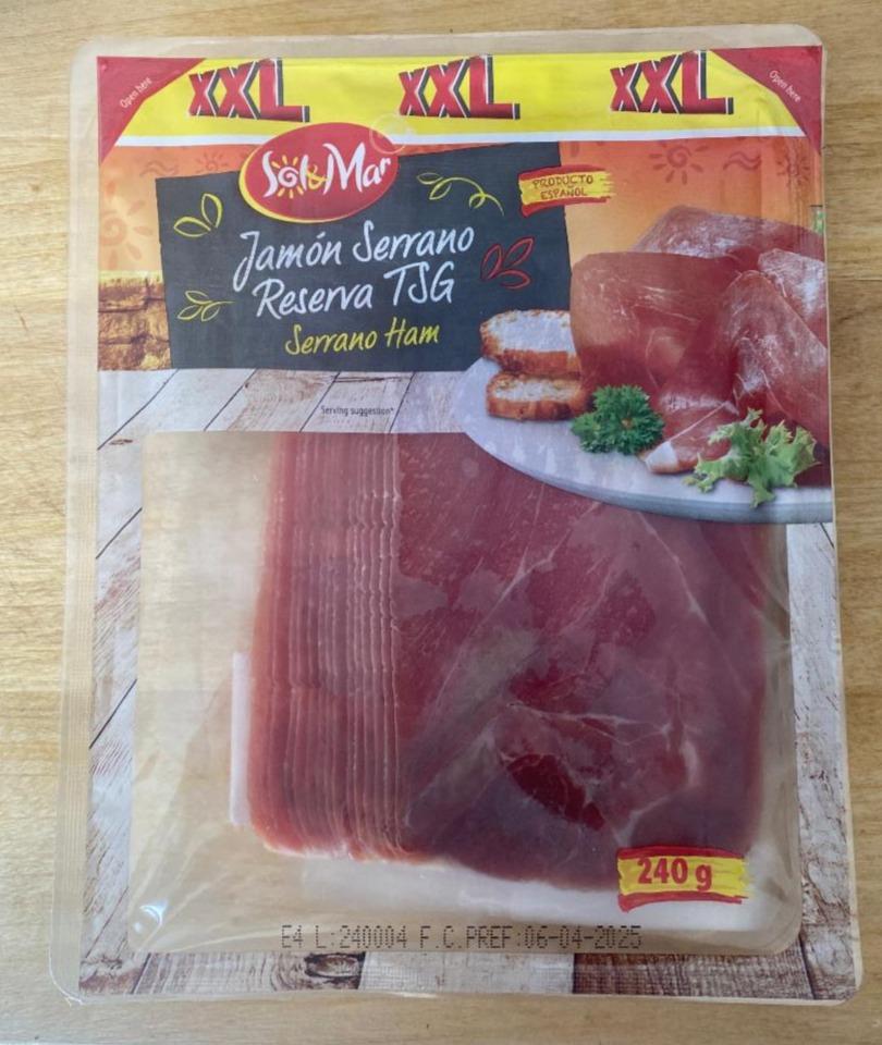 Fotografie - Jamón serrano reserva tsg Sol&Mar