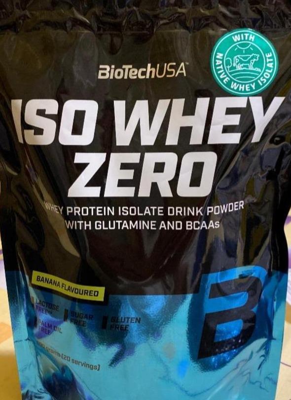 Fotografie - Iso Whey Zero Banana BioTechUSA