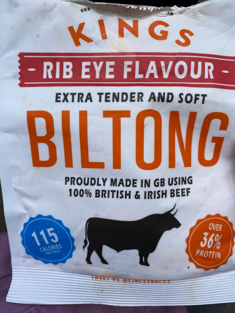 Fotografie - RIB EYE FLAVOUR EXTRA TENDER AND SOFT BILTONG Kings