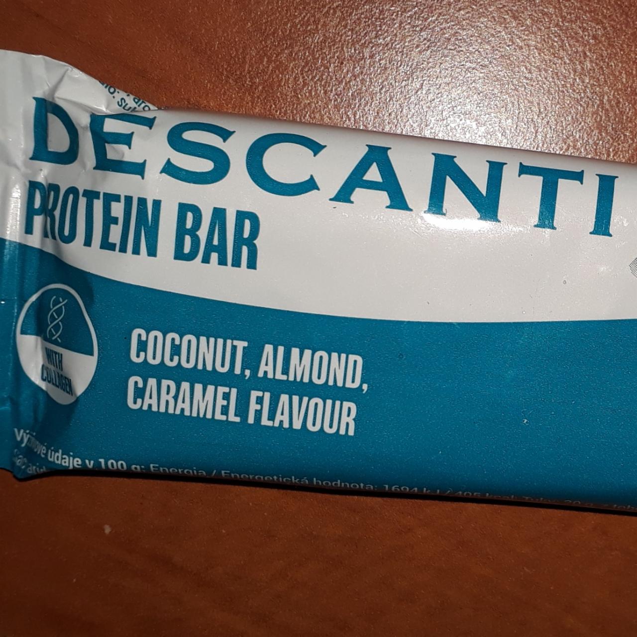 Fotografie - Protein bar coconut, almond, caramel Descanti