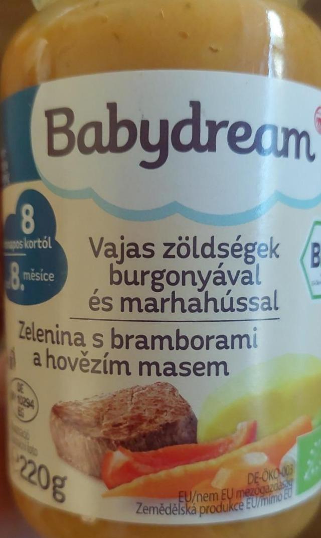 Fotografie - bio zelenina s bramborami a hovězím masem Babydream