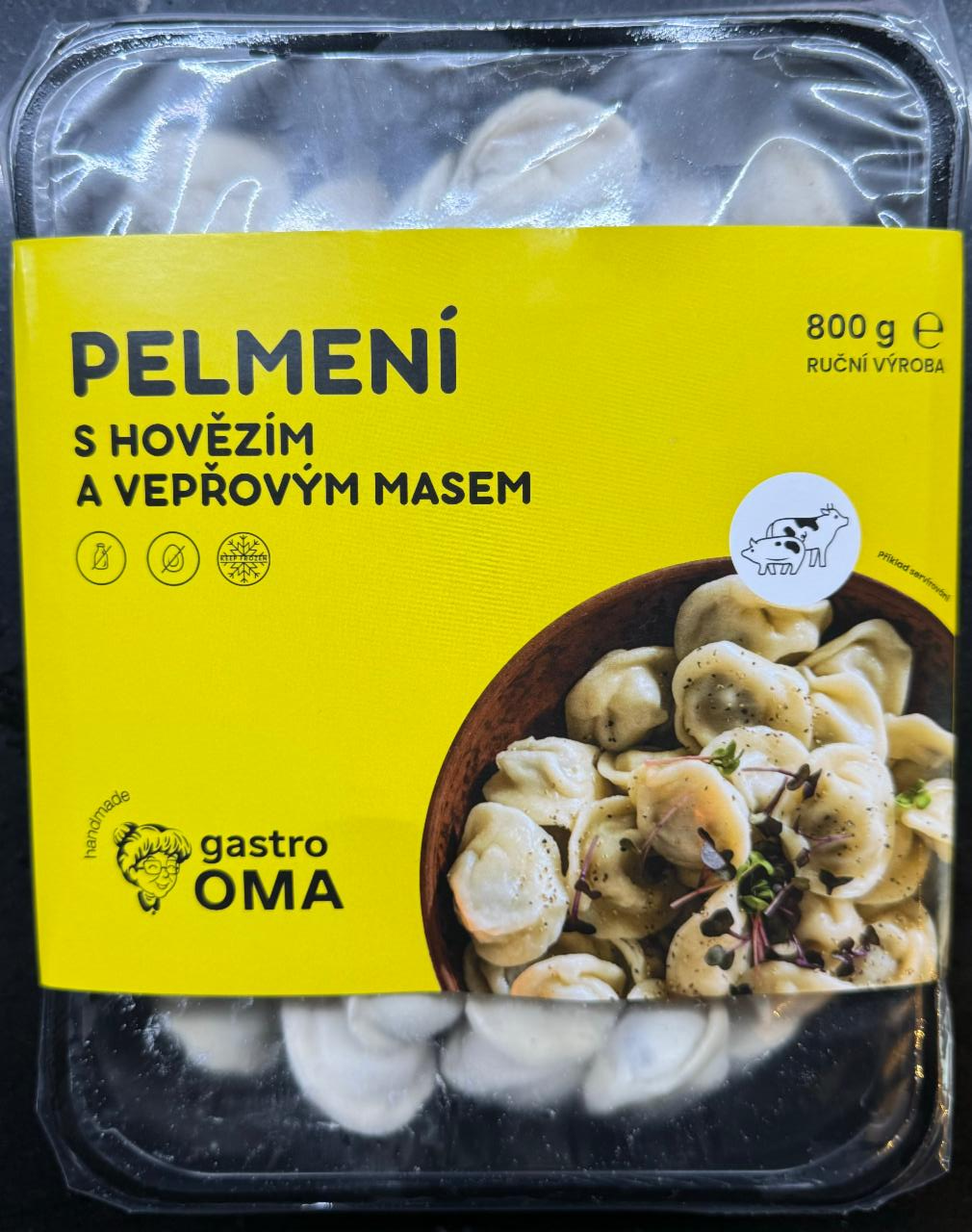 Fotografie - Pelmeni s hovězím a vepřovým masem Gastro Oma