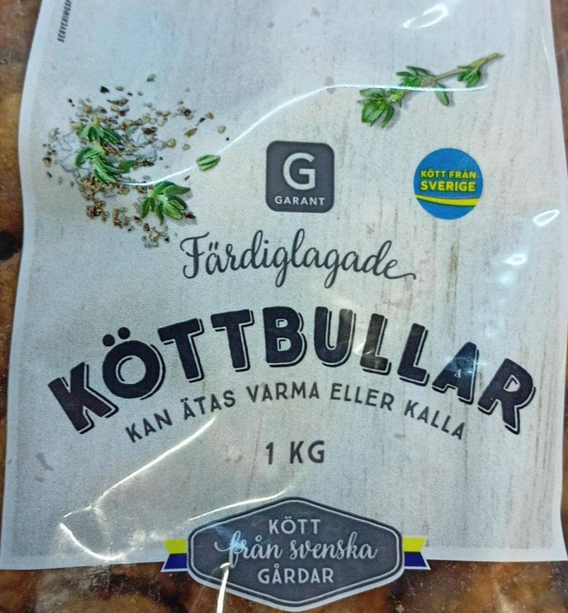 Fotografie - Färdiglagade köttbullar Garant