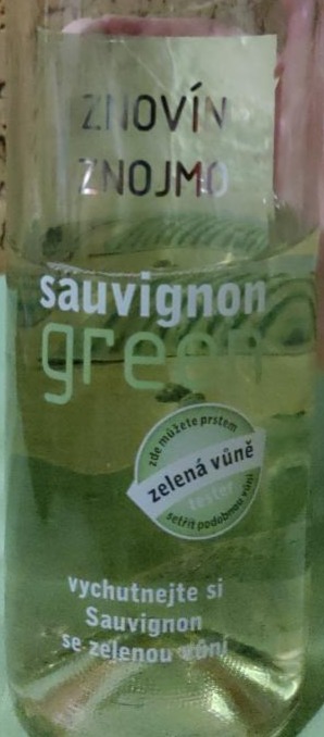 Fotografie - Sauvignon 2018 pozdní sběr GREEN Znovín