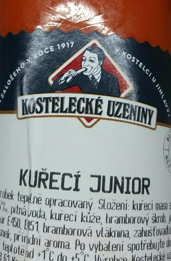 Fotografie - kuřecí junior Kostelecké uzeniny