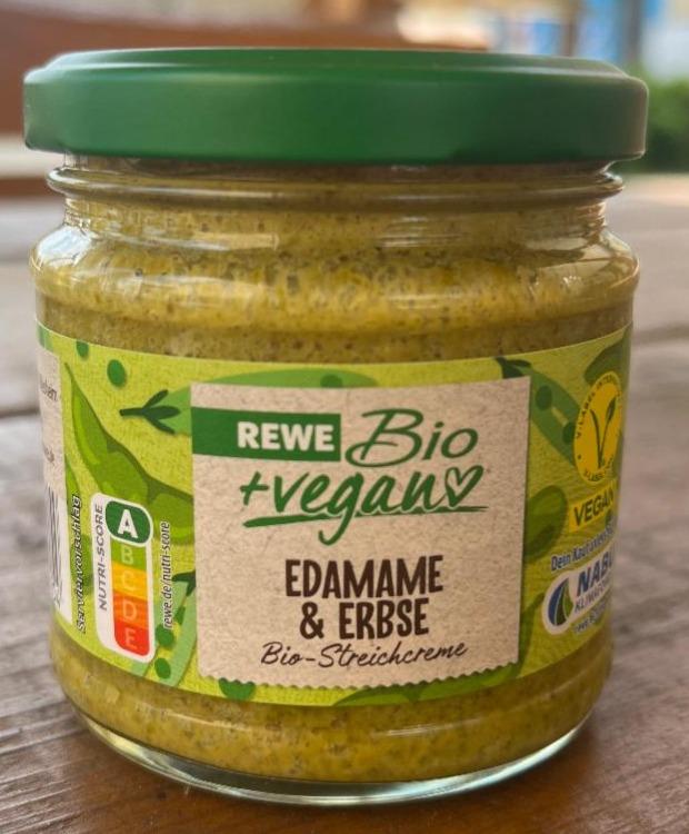 Fotografie - Edamame & erbsen bio-streichcreme Rewe bio