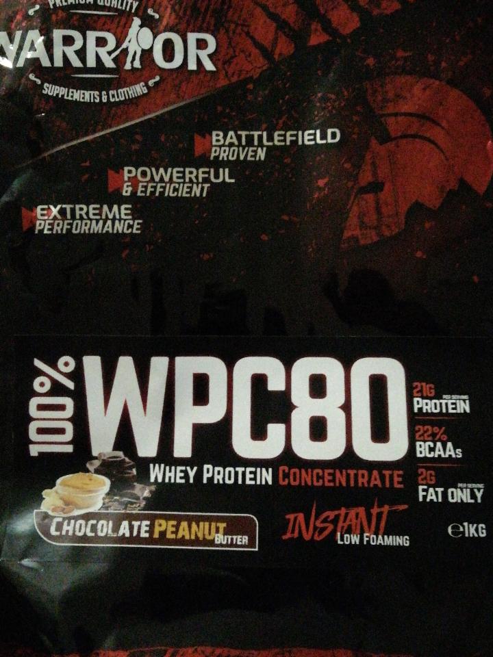 Fotografie - 100% WPC80 Chocolate Peanut Butter Warrior