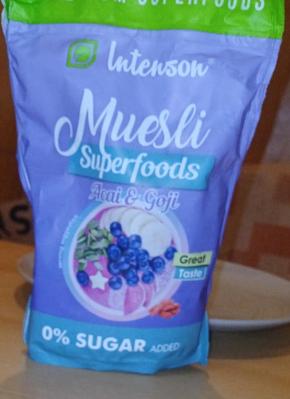 Fotografie - Muesli Superfoods Acai & Goji Intenson