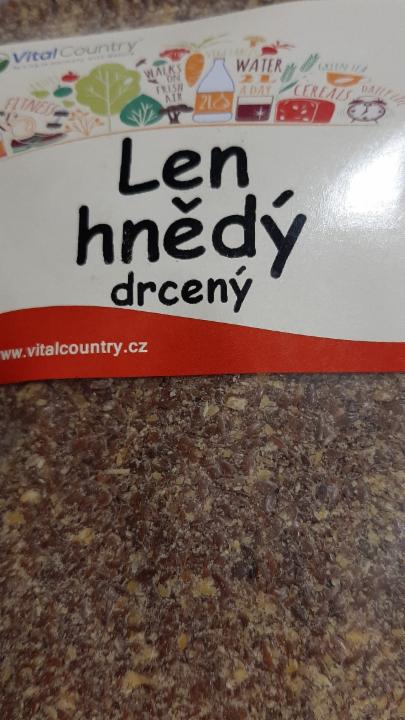 Fotografie - Len hnědý drcený VitalCountry