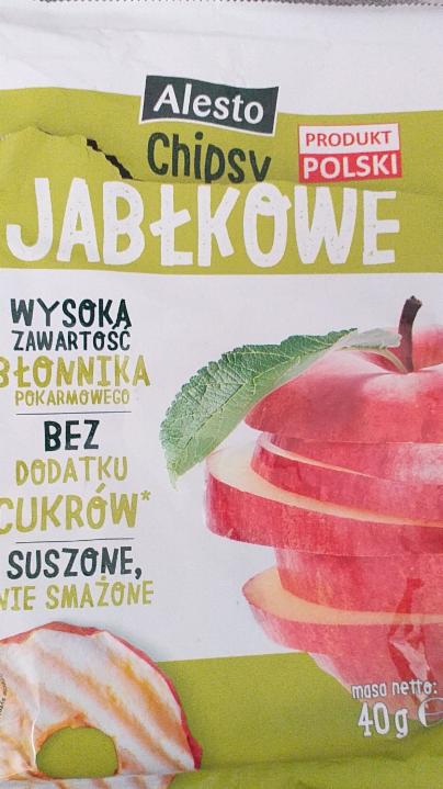 Fotografie - Chipsy jabłkówe Alesto