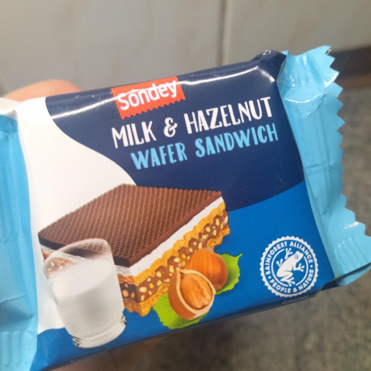 Fotografie - Milk & Hazelnut Wafer Sandwich Sondey