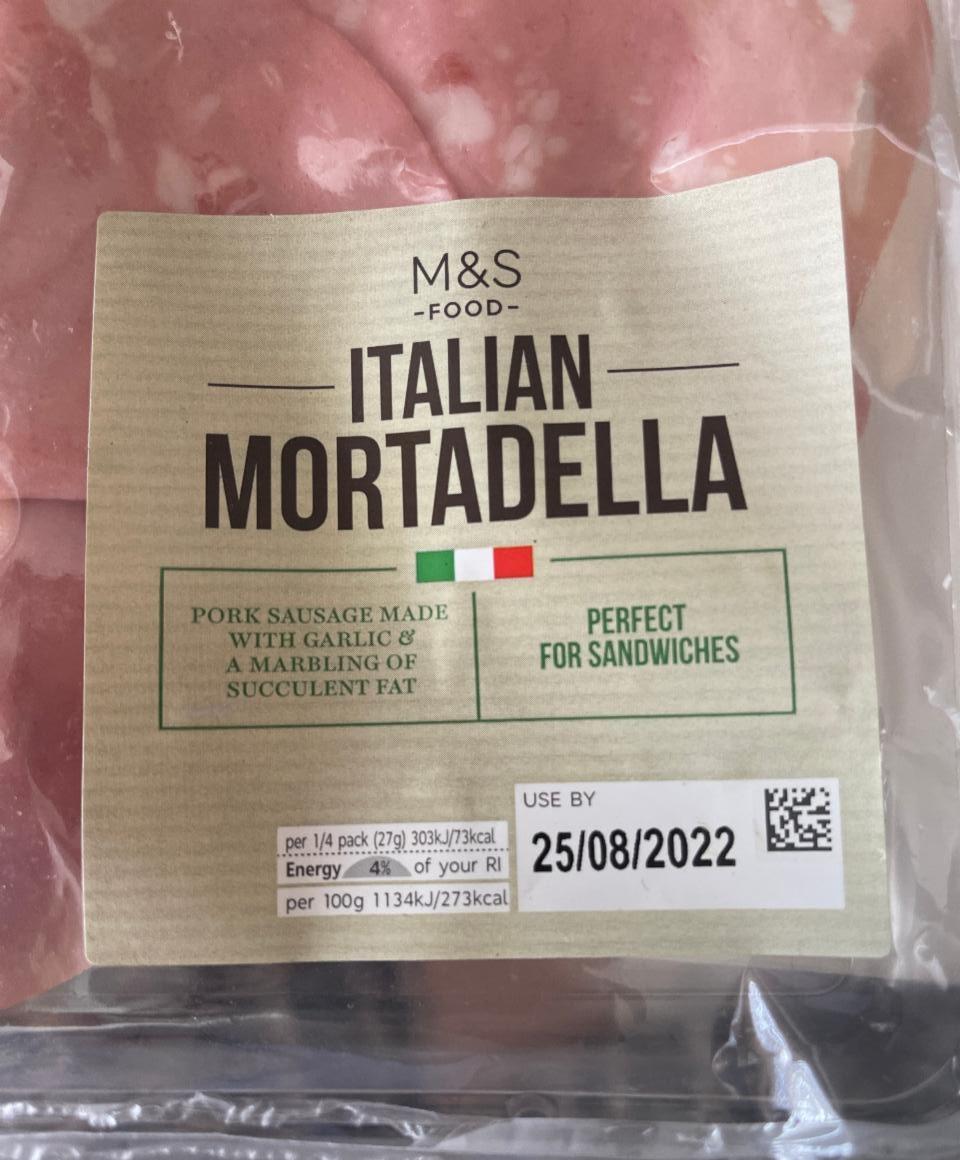 Fotografie - Italian Mortadella M&S Food