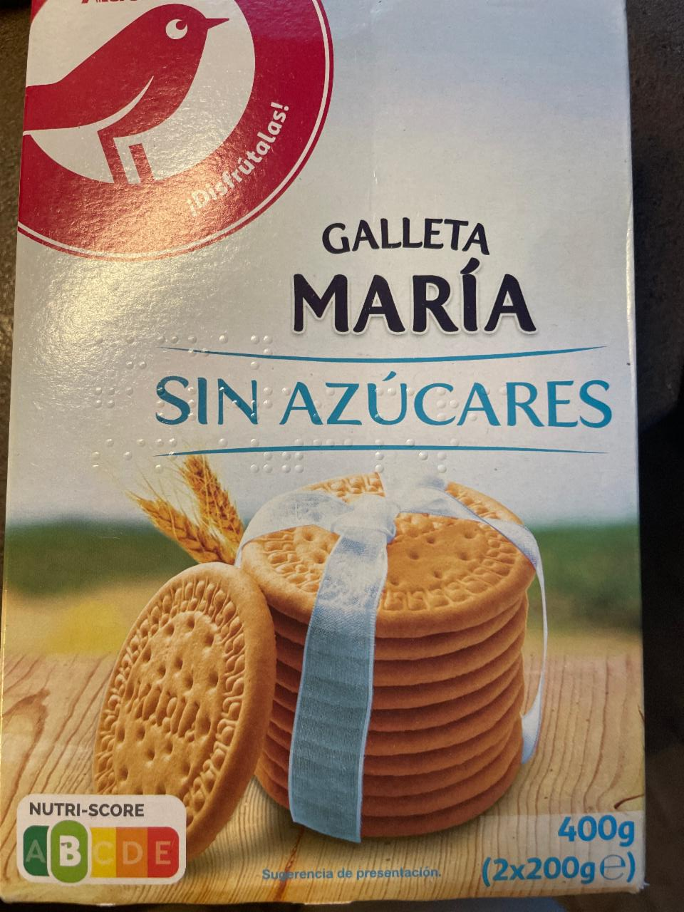 Fotografie - Galleta María sin azúcares Auchan