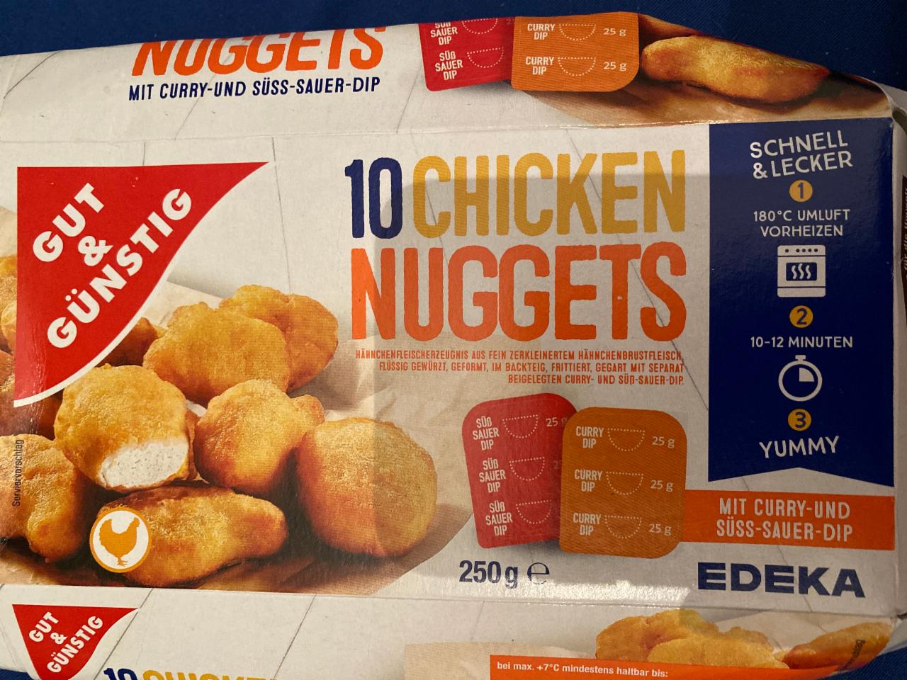 Fotografie - chicken Nuggets Edeka