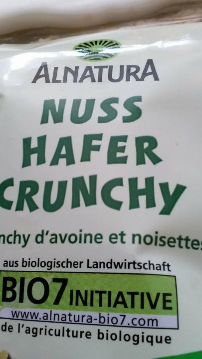 Fotografie - Alnatura nuss hafer crunchy