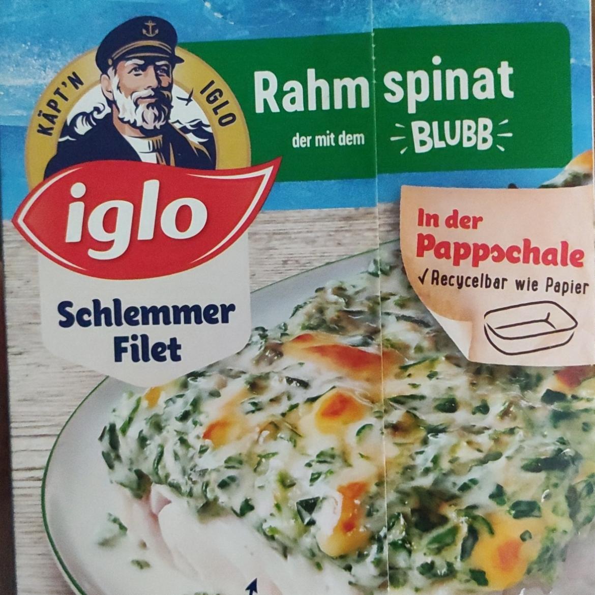 Fotografie - Schlemmer filet Rahmspinat mit dem Blubb Iglo