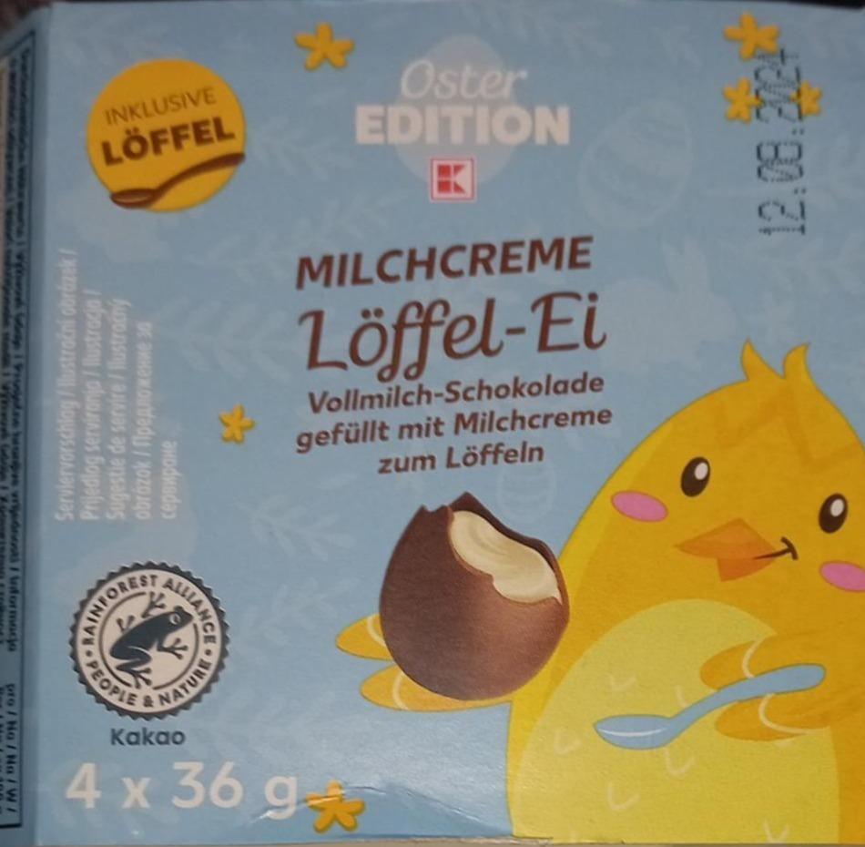 Fotografie - Milchcreme löffel ei oster edition K-Classic