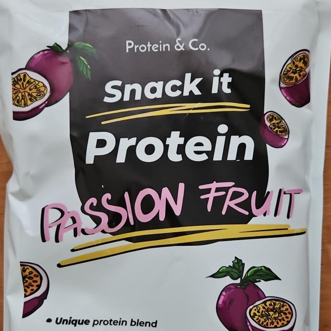 Fotografie - Snack it protein passion fruit Protein & Co.