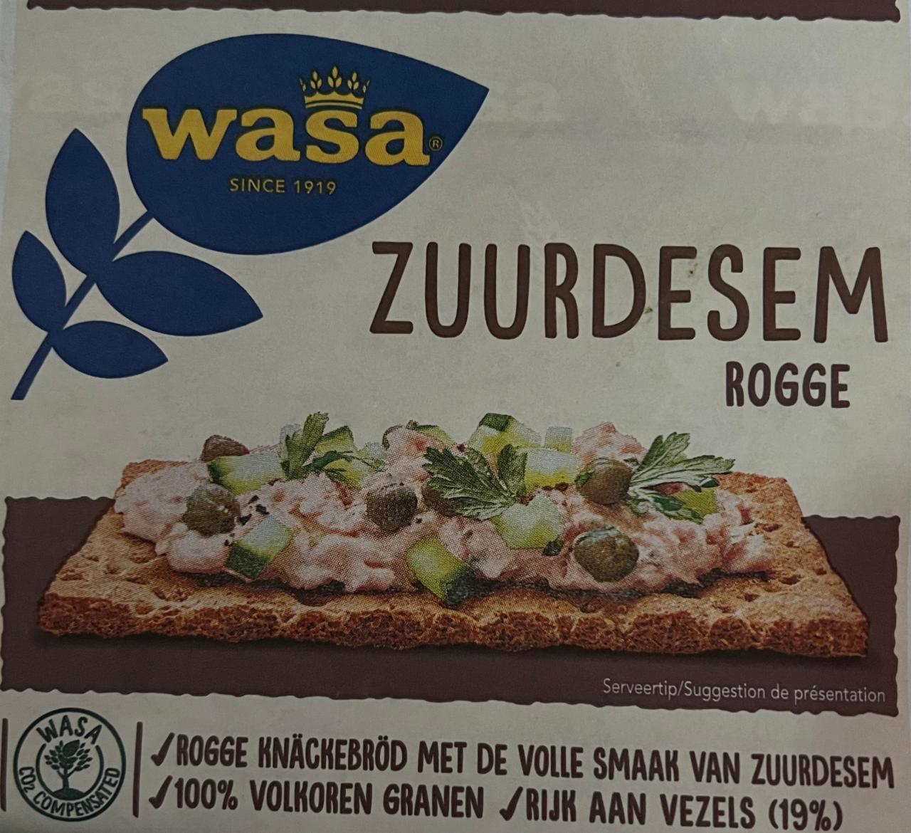 Fotografie - Zuurdesem rogge Wasa