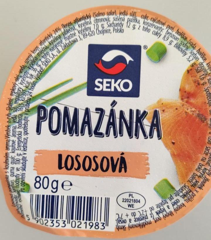 Fotografie - Pomazánka lososová Seko