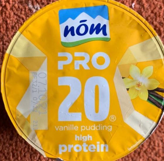 Fotografie - Pro 20 vanille pudding high protein Nóm