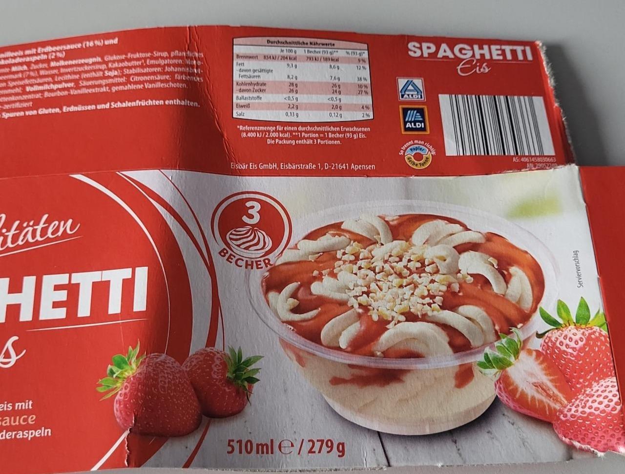 Fotografie - Spaghetti eis Mucci