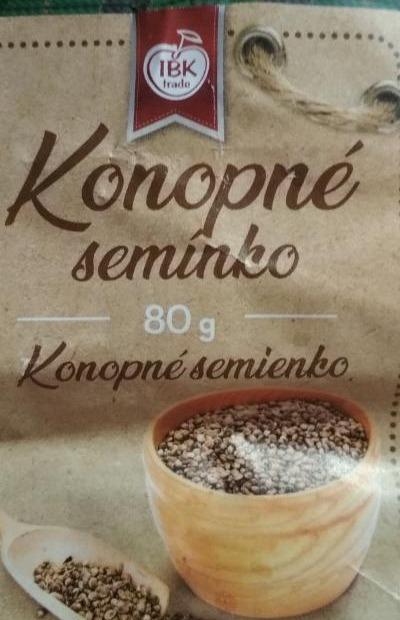 Fotografie - konopné semínko IBK trade