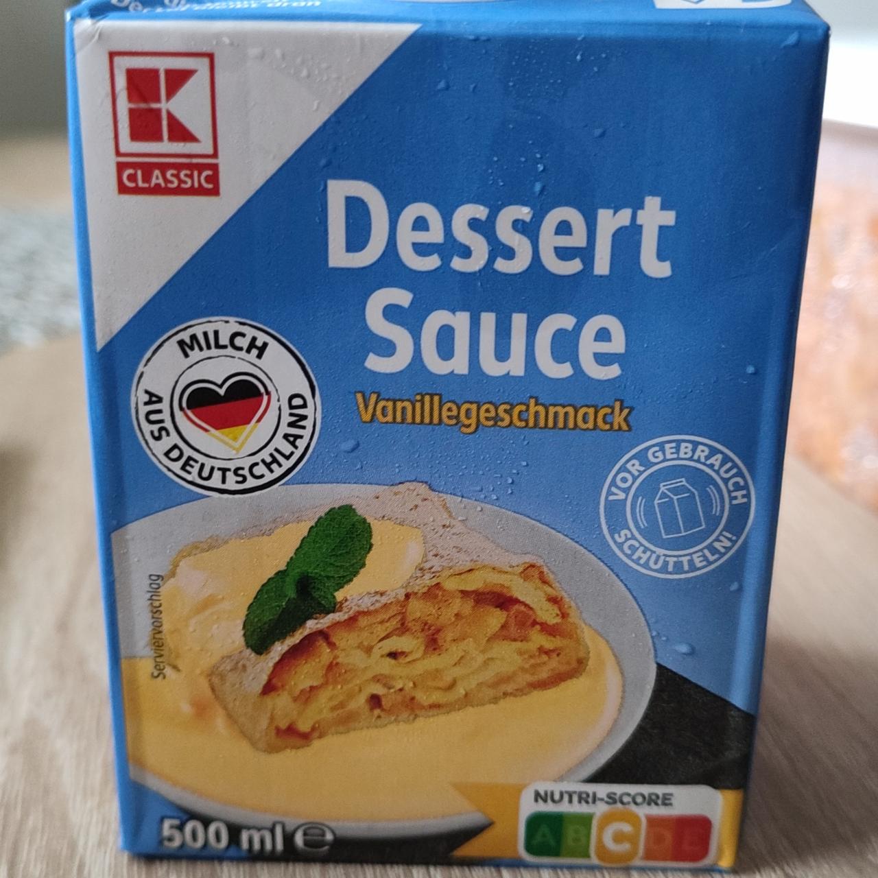 Fotografie - Dessert Sauce Vanillegeschmack K-Classic