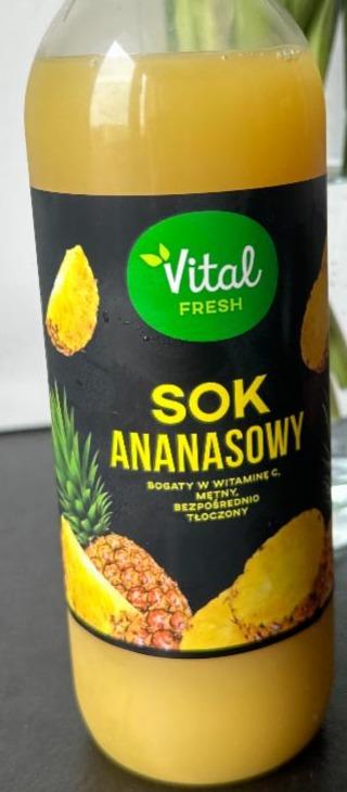 Fotografie - SOK Ananasowy Vital fresh