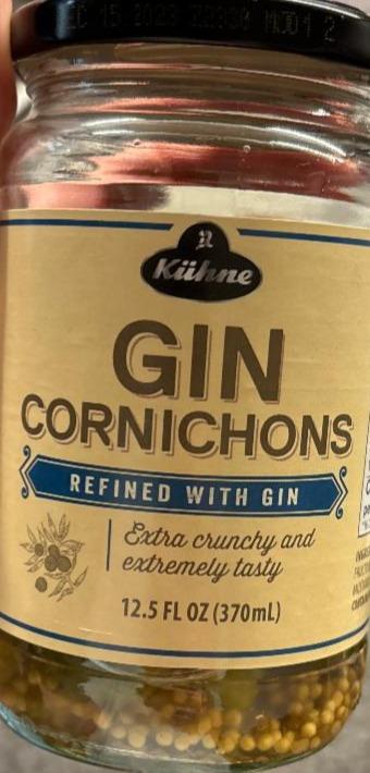 Fotografie - gin cornichons Kühne