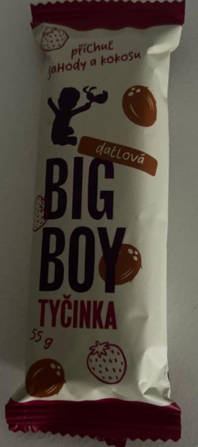 Fotografie - Datlová tyčinka příchuť jahody a kokosu Big Boy