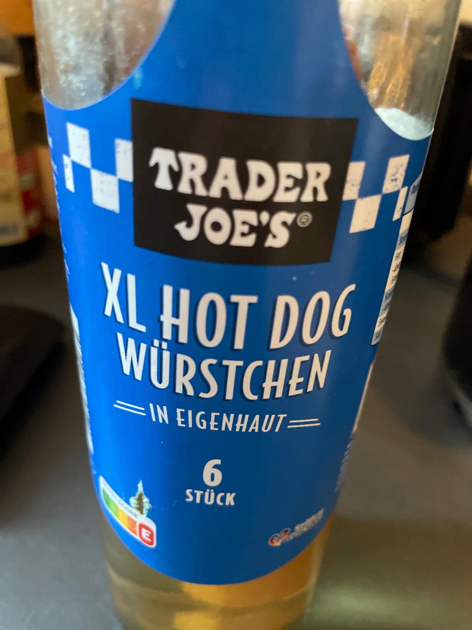 Fotografie - XL hot dog würstchen in eigenhaut Trader Joe's