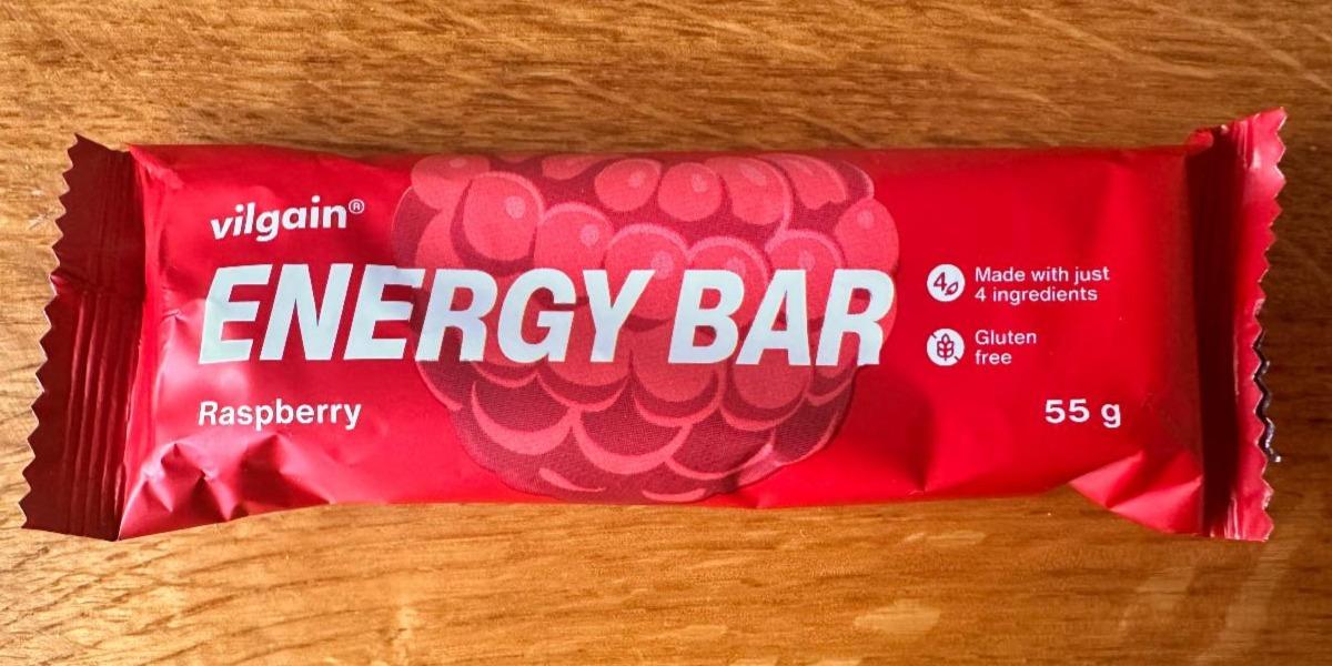 Fotografie - Energy bar raspberry Vilgain