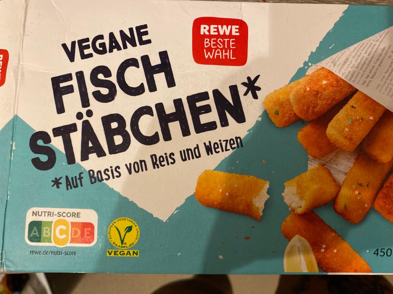 Fotografie - Vegane fisch stäbchen Rewe beste wahl