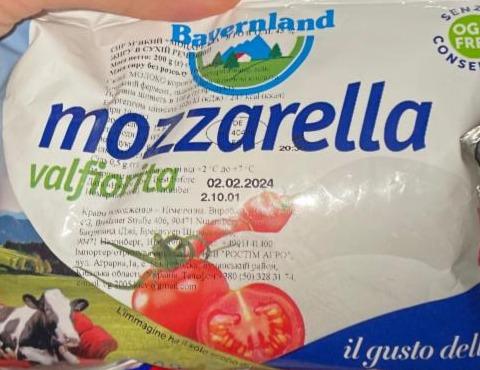 Fotografie - mozzarella valfiorita