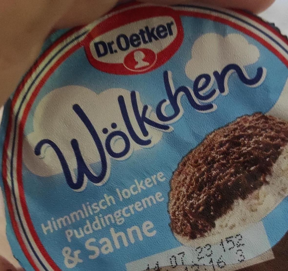 Fotografie - Wölkchen Himmlisch lockere Puddingcreme & Sahne Dr.Oetker