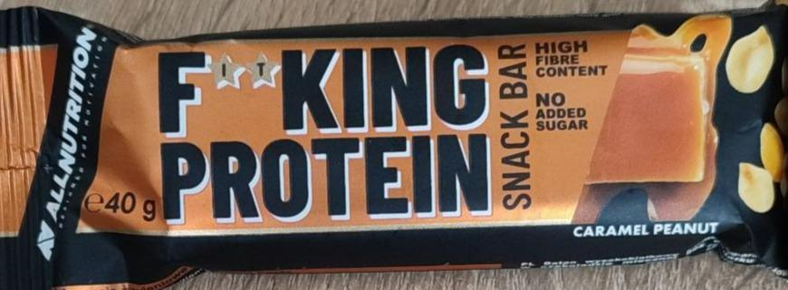 Fotografie - Fitking protein snack bar caramel peanut Allnutrition