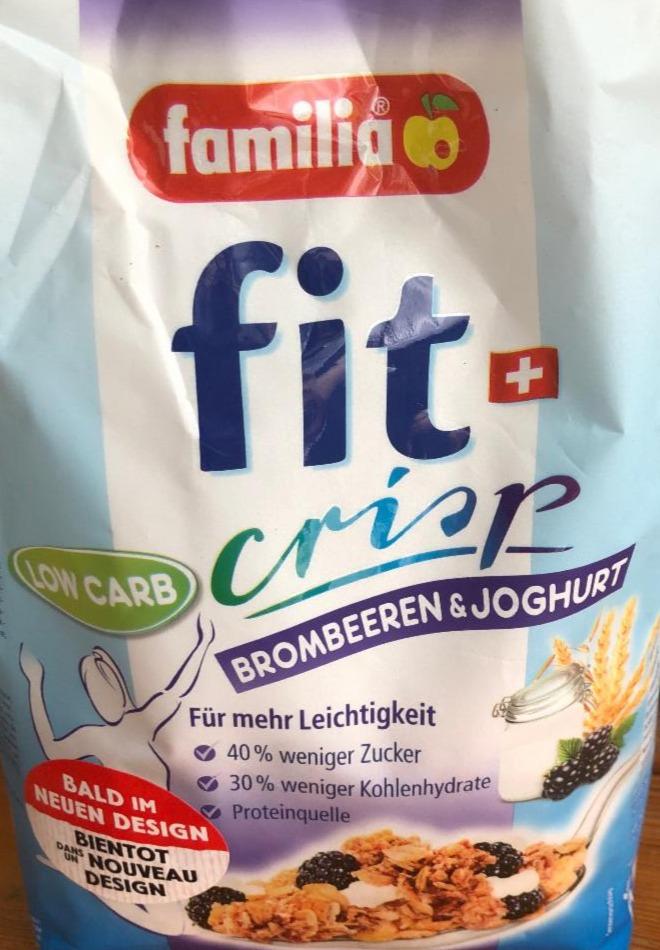 Fotografie - Fit crisp brombeeren&joghurt familia