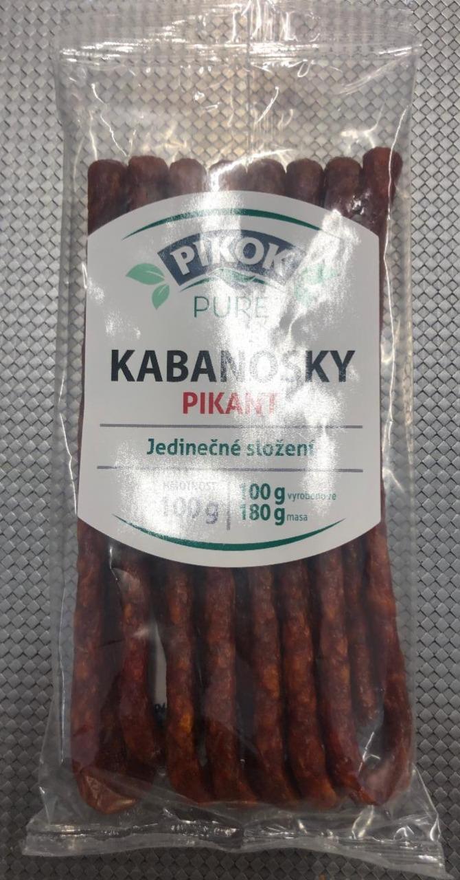 Fotografie - Kabanosky pikant Pikok Pure