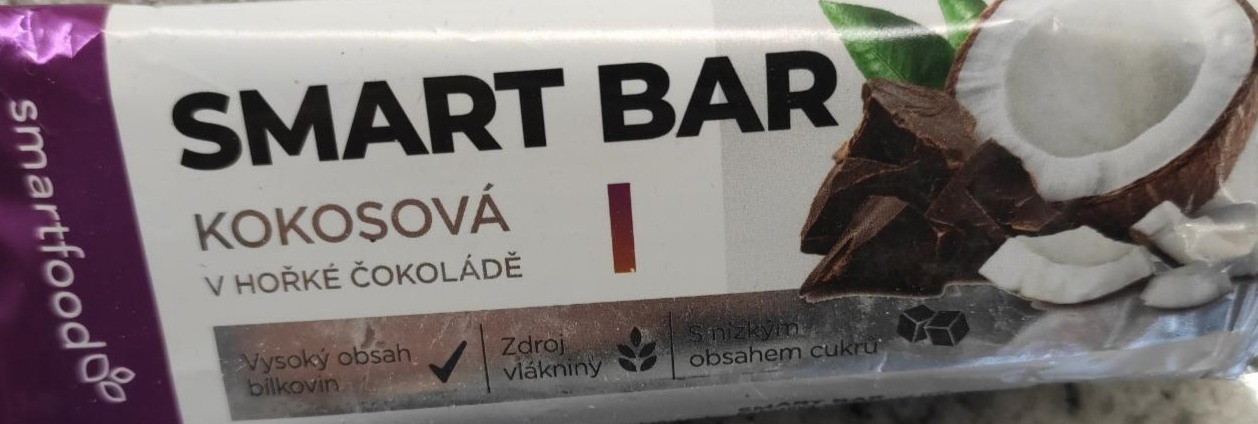 Fotografie - Smart Bar Kokosová v hořké čokoládě Nutriadapt